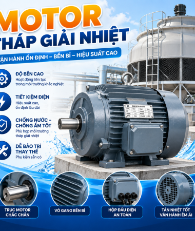 CUNG CẤP MOTOR THÁP GIẢI NHIỆT CHÍNH HÃNG BINH DUONG
