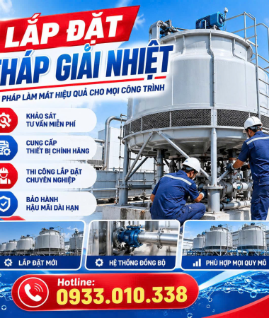 Dịch Vụ Lắp Đặt Tháp Giải Nhiệt Trọn Gói, Đúng Chuẩn Kỹ Thuật